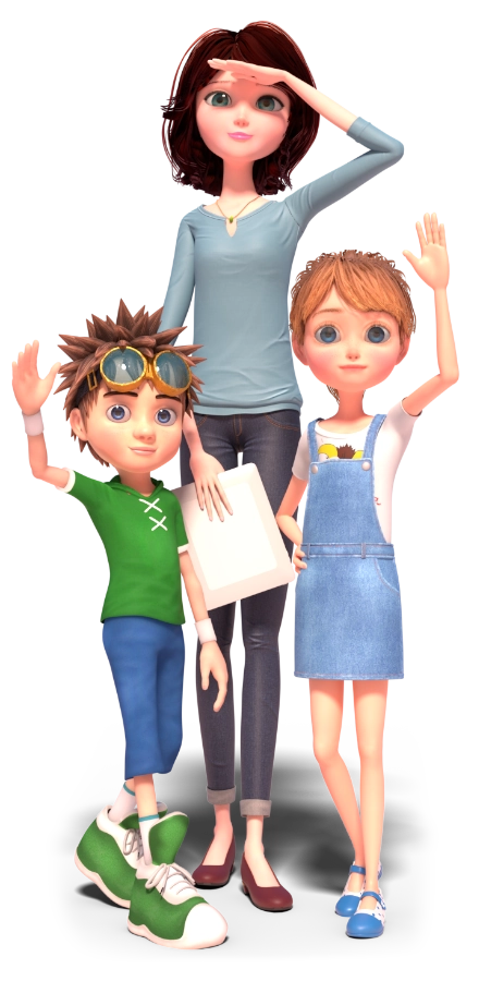 Jaś i Małgosia w Kosmosie2 mobilne planetarium Sfera Wiedzy