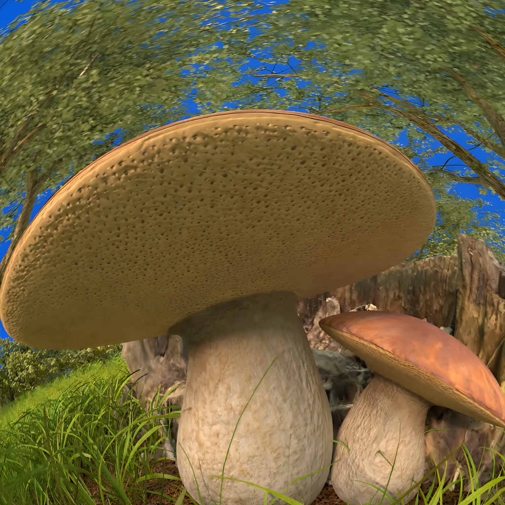 Zanieczyszczenie powietrza - grzyby -mobilne planetarium Sfera Wiedzy