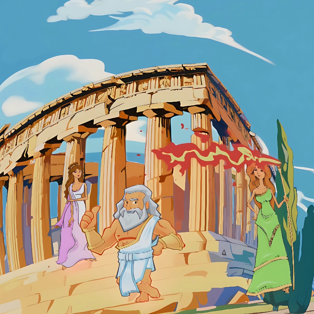 Jaś i Małgosia w Kosmosie - Mit - mobilne planetarium Sfera Wiedzy